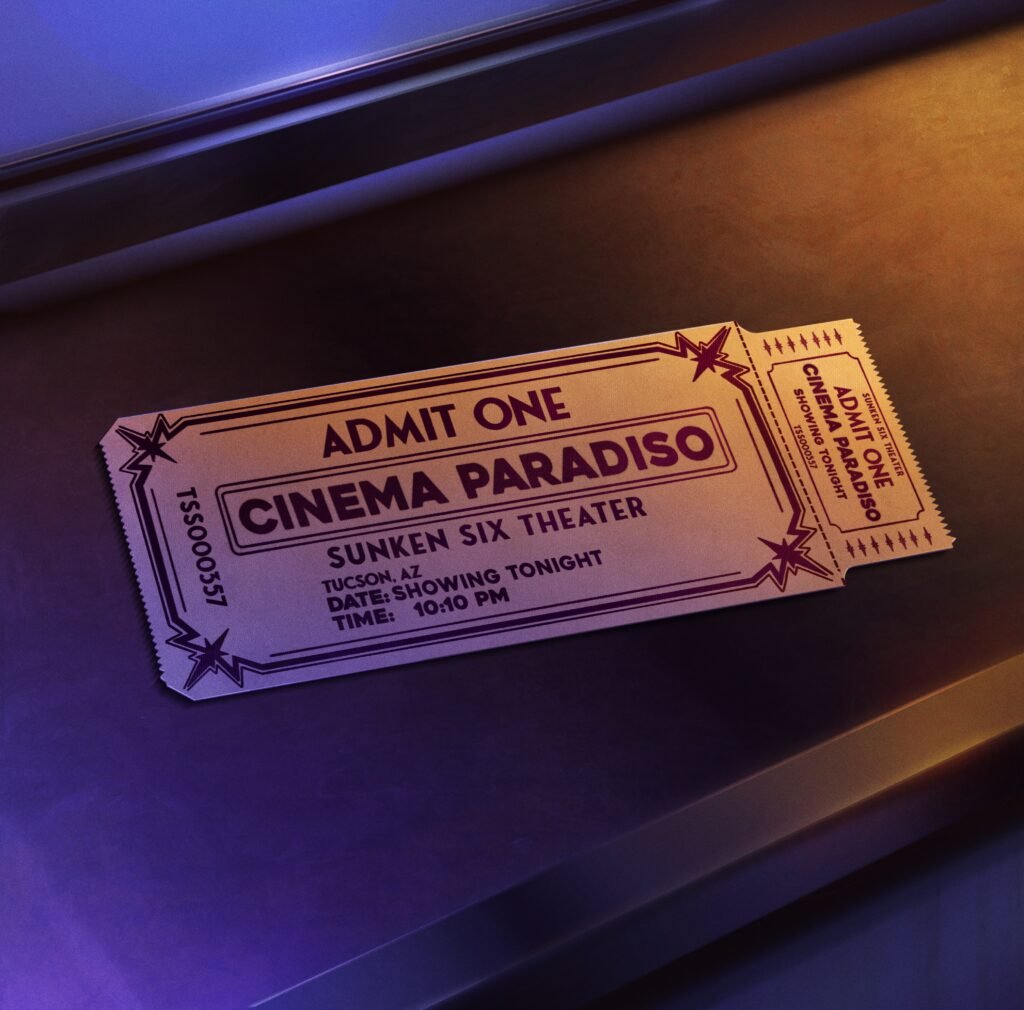 Sunken Six Theater Ticket: Cinema Paradiso