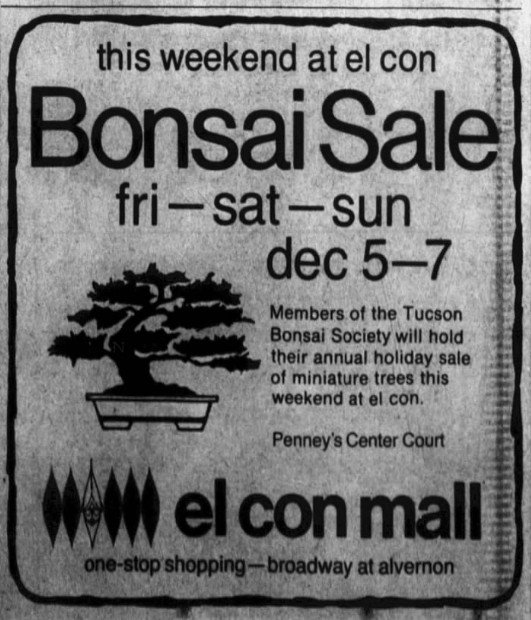 Bonsai Sale: El Con Mall 1980